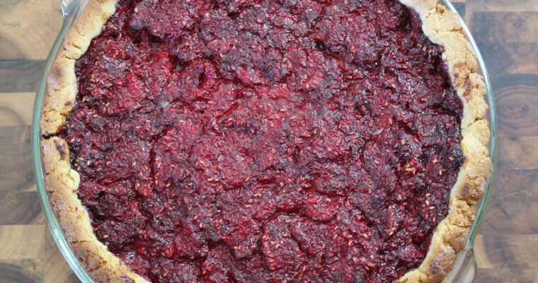 Homemade Starch Free Raspberry Pie